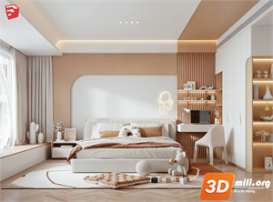 Children Room Scenes Skp FIles 